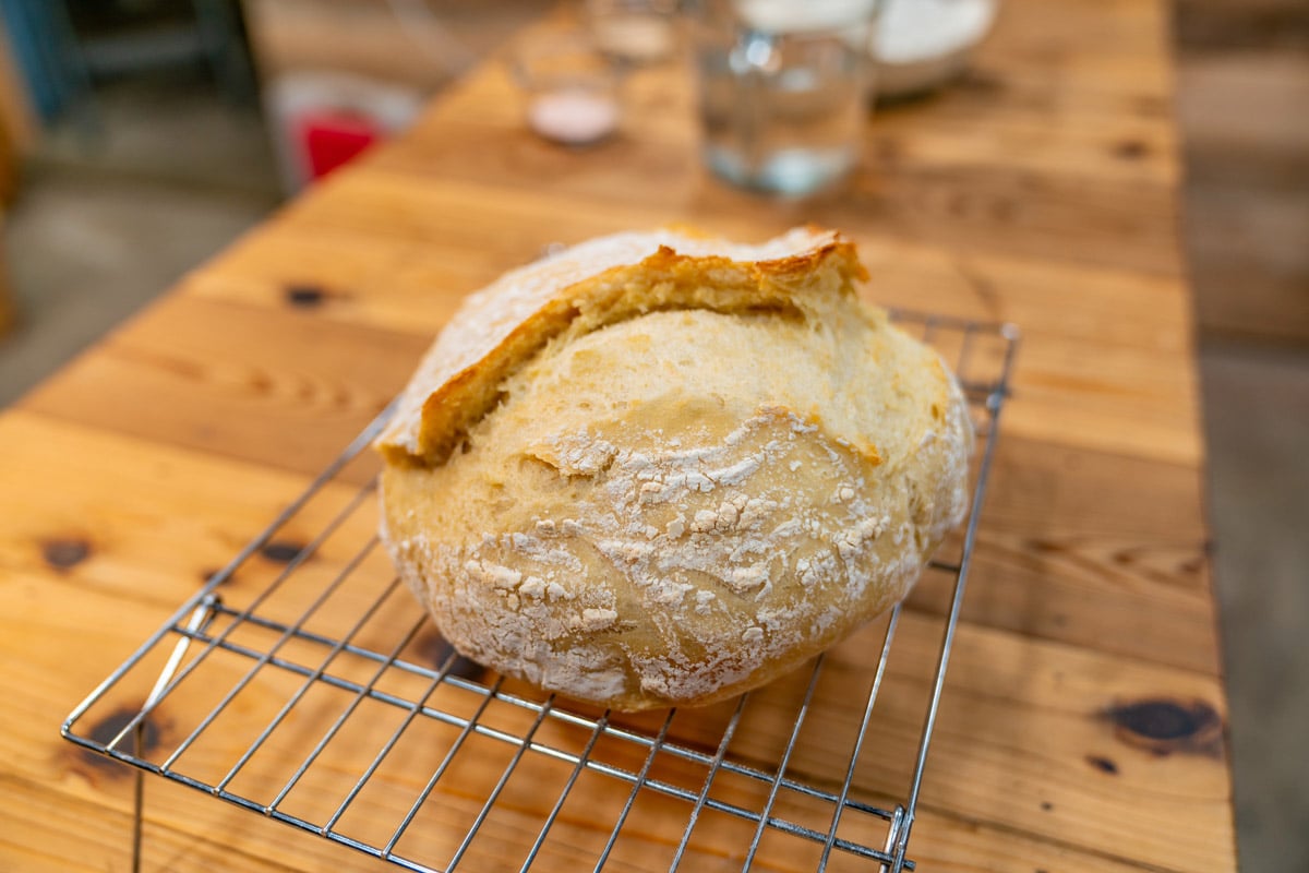 2 Hour No Knead Bread No Dutch Oven: Easy, Crispy, Homemade Recipe