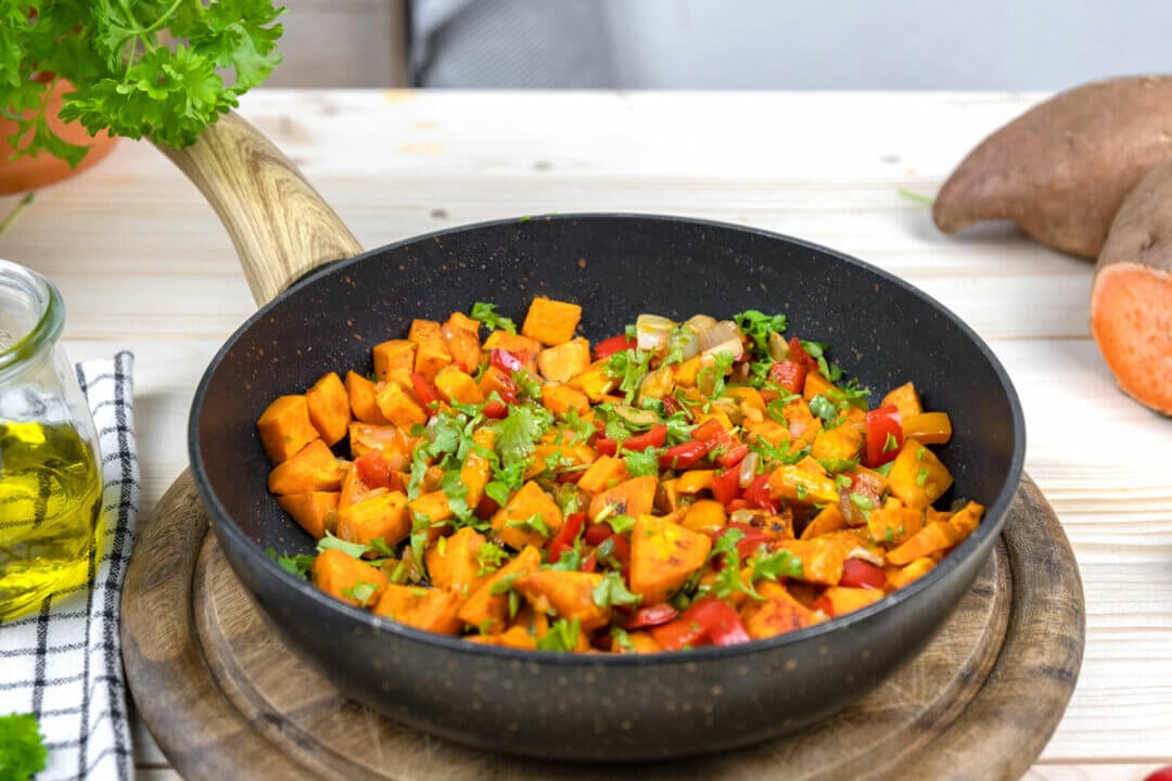 Sweet Potato & Pepper Hash — Homesteading Family