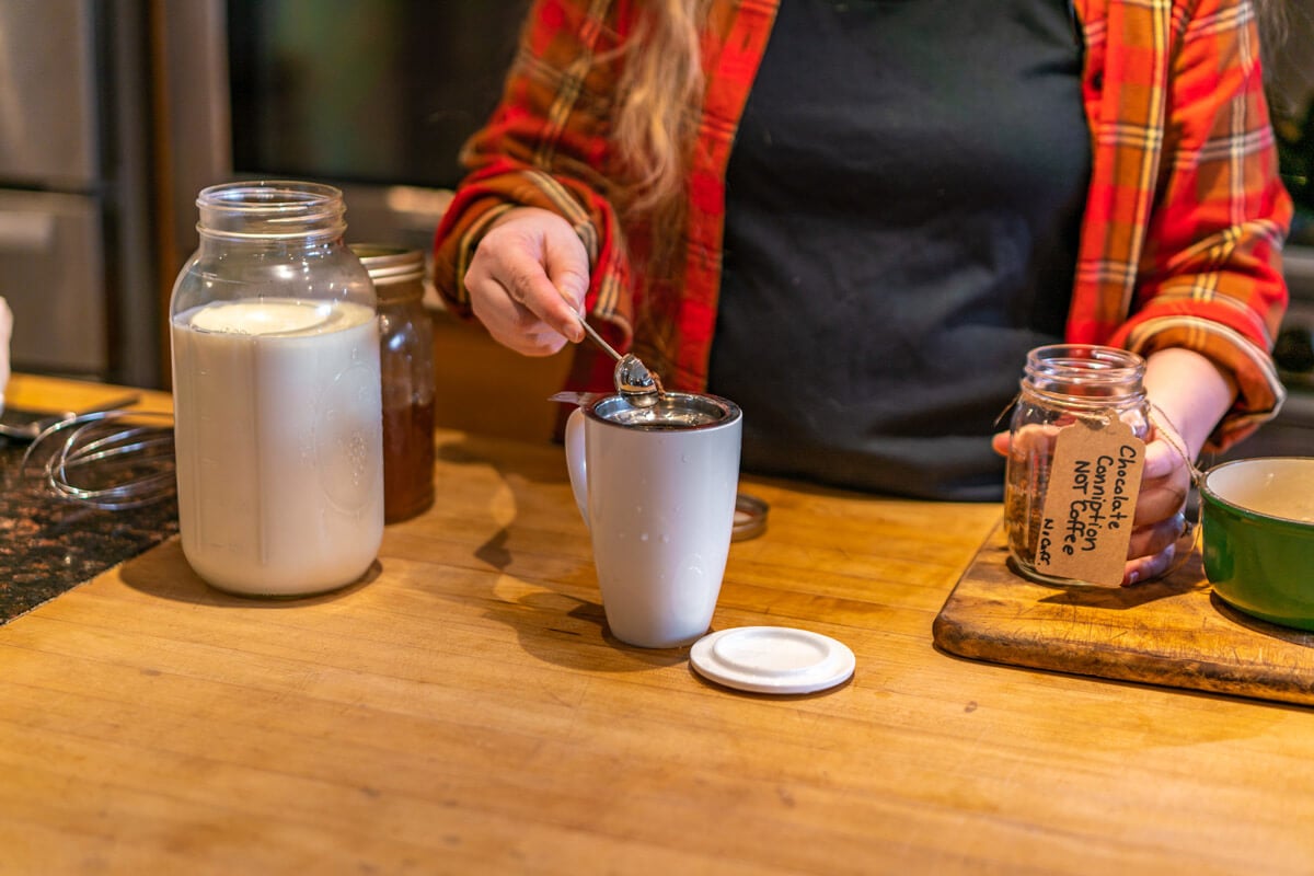 Homemade Dandelion Root Tea Latte — Homesteading Family