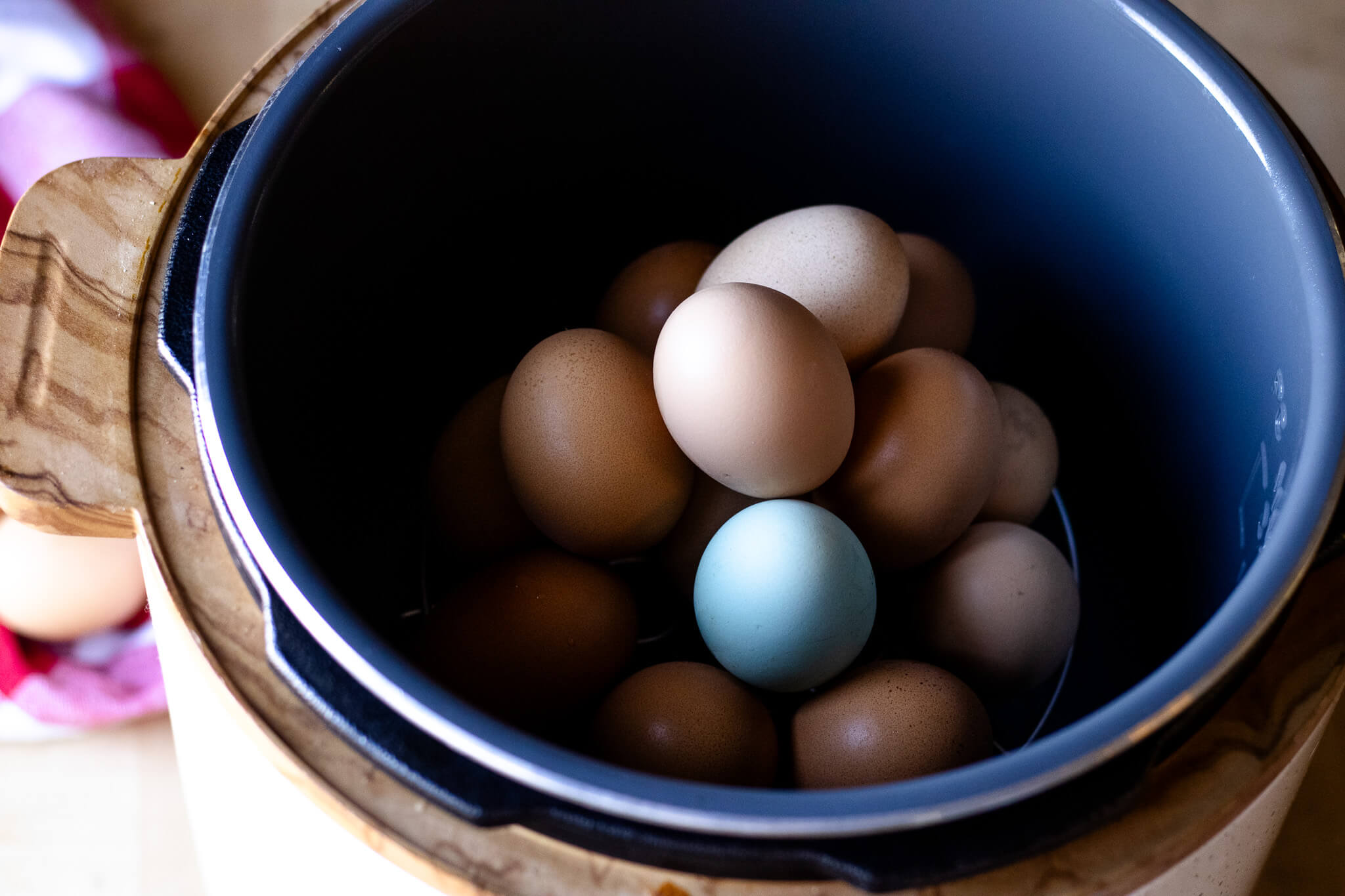 Eggs in an Instant Pot.