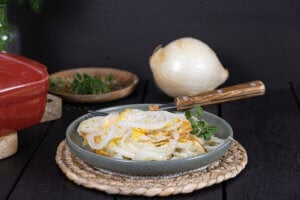 Tennessee onion recipe served in a serving bowl.