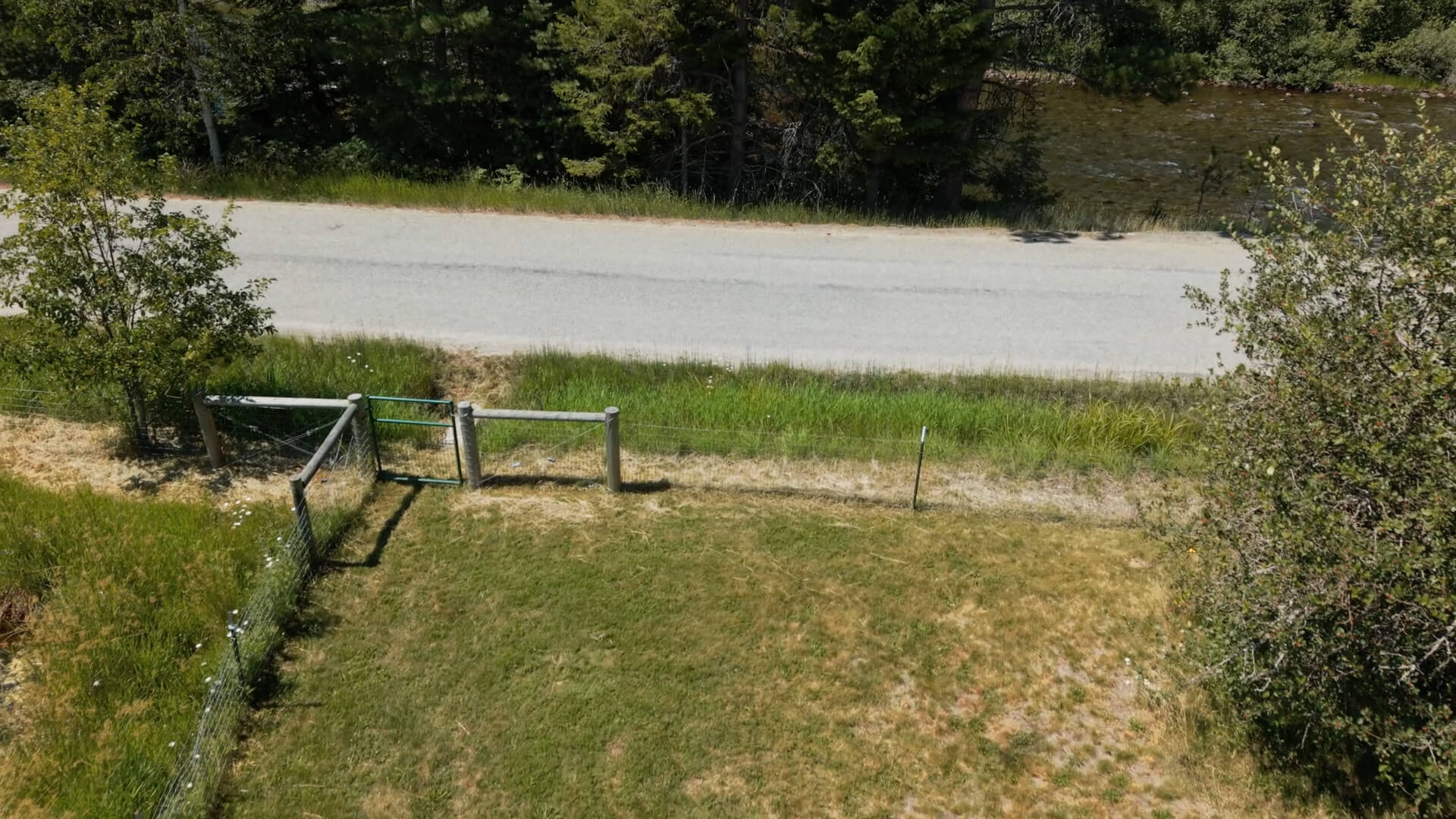 Perimeter fencing of a pasture/homestead.